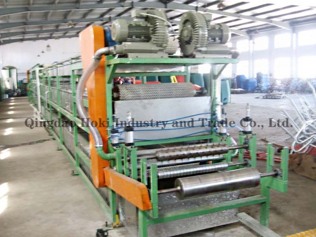 Tire tread cooling line