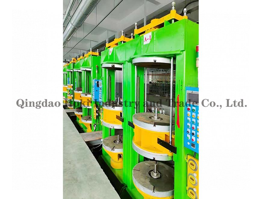 Capsule tire curing machine