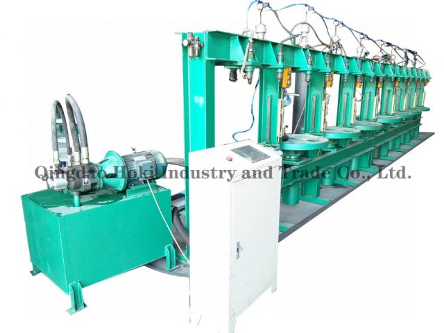 Mults-sets inner tube curing machine