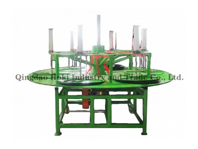 Inner tube emptying machine