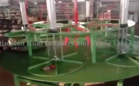 Inner tube emptying machine