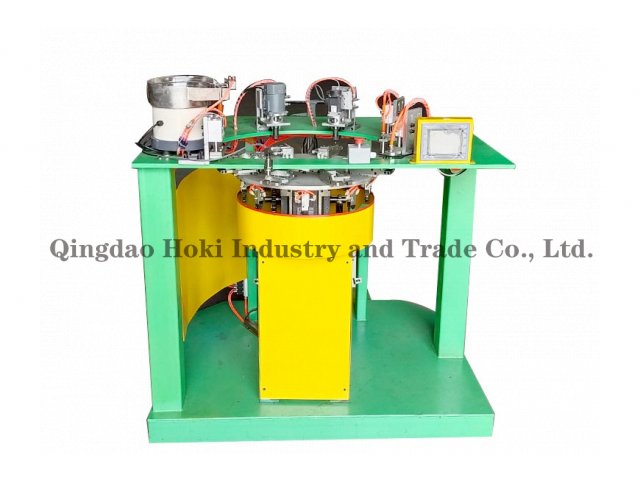 Automatic Inner Tube Inflating & Valve Core Fixing Machine 